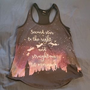 Peter pan galaxy print tank